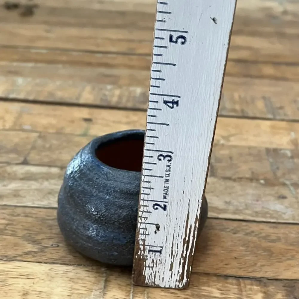 Studio Art Pottery Clay Vase 2.5